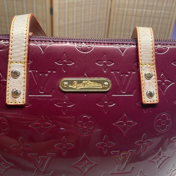 Wine Louis Vuitton handbag signature canvas - Picture 3 of 17
